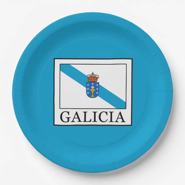 Plato De Papel Galicia (Anverso)