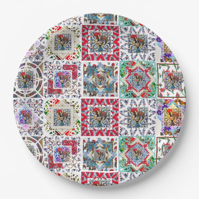 Plato De Papel Galo de Barcelos, Portugal (Anverso)