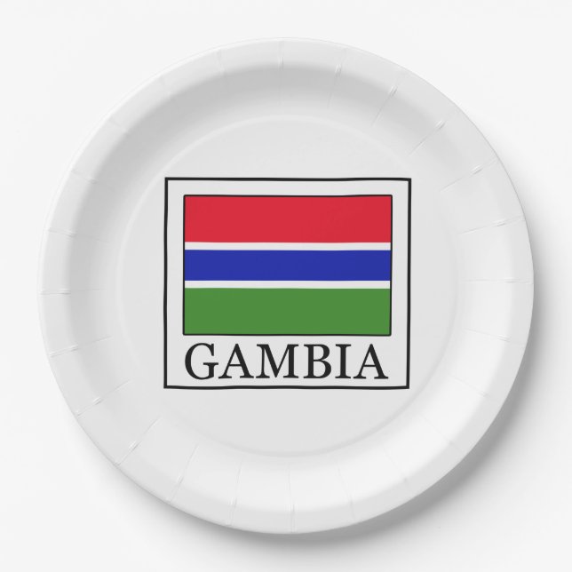 Plato De Papel Gambia (Anverso)