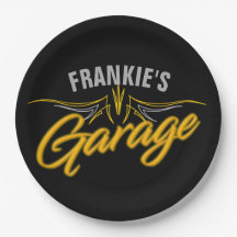 Garaje del Personalizado del Hot Rod Retro Neon Pi