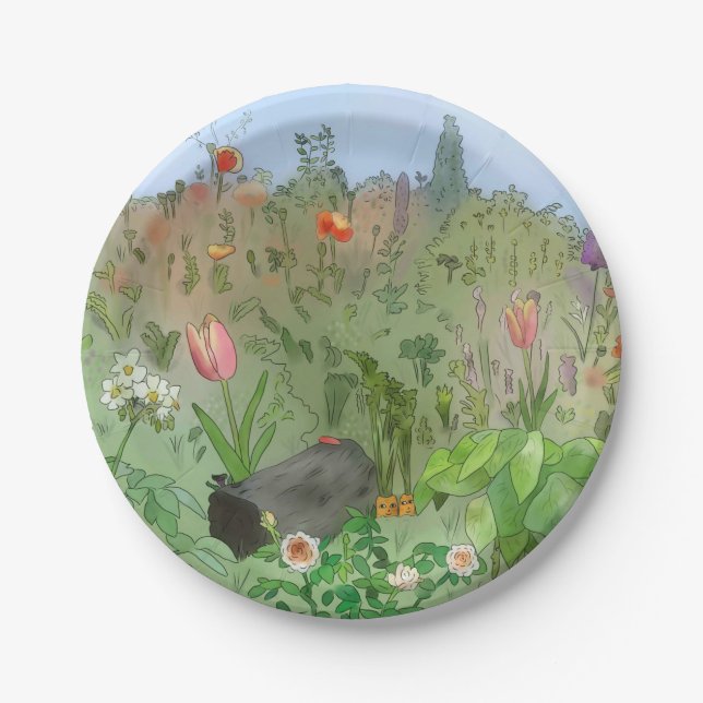 Plato De Papel Garten  (Anverso)
