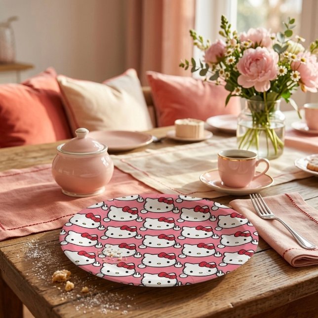 Plato De Papel Gatita (Subido por el creador)