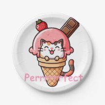 Gato en helado perfecto