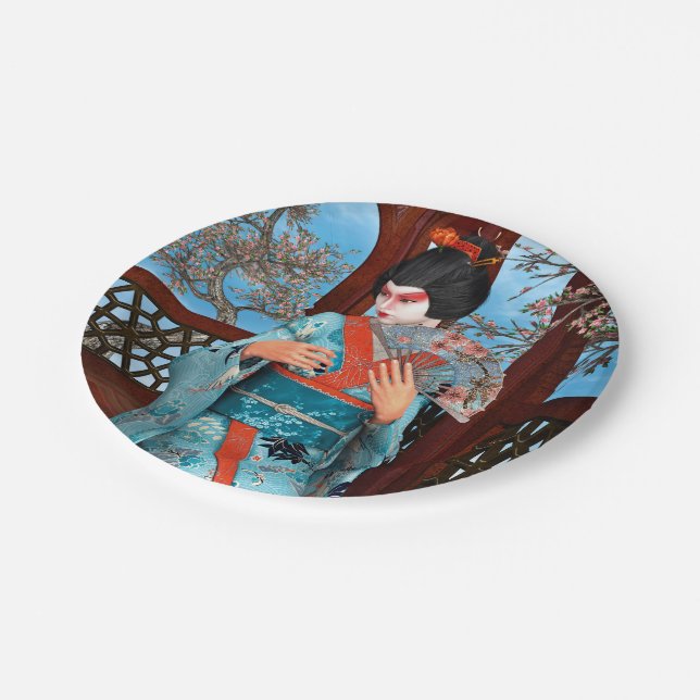 Plato De Papel Geisha (Angular)