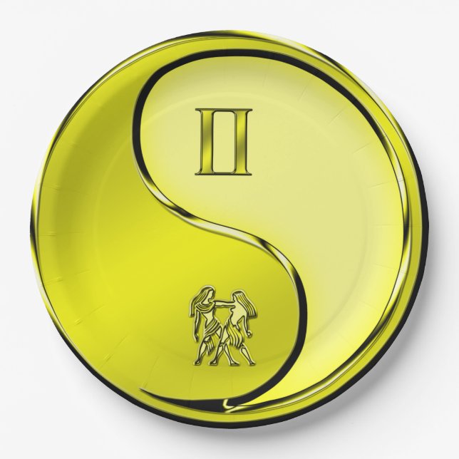 Plato De Papel Gemini the Twins (Anverso)