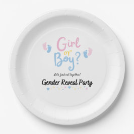 Plato De Papel Gender Reveal Boy or Girl?