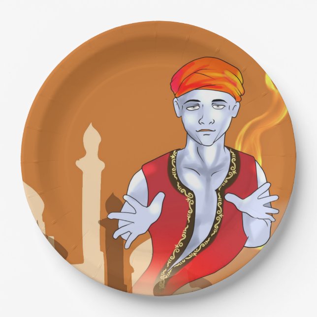 Plato De Papel Genie/Jinn (Anverso)