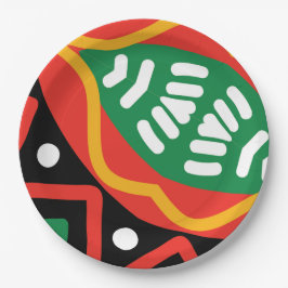 Plato De Papel Geografía del mes de la historia negra