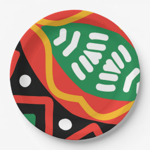 Plato De Papel Geografía del mes de la historia negra