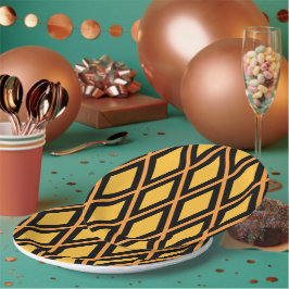 Plato De Papel Geometric Pattern