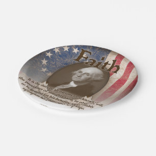Plato De Papel George Washington - fe