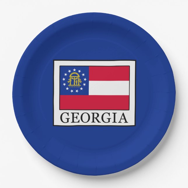 Plato De Papel Georgia (Anverso)