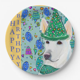 PLATO DE PAPEL GERMAN SHEPHERD