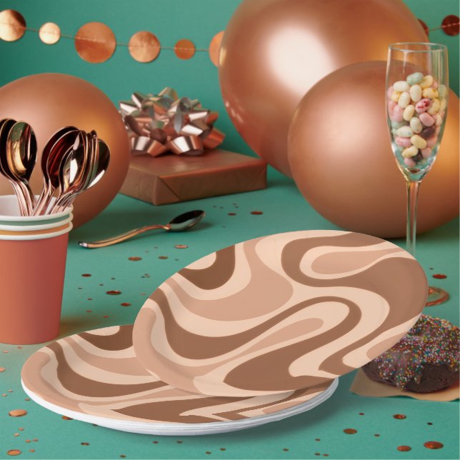 Plato De Papel "Get in the Groove" Paper Plate (Multi)