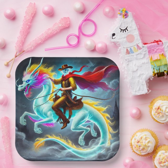 Plato De Papel Ghost Rider (Fiesta)