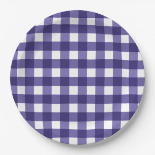 Plato De Papel Gigante azul marino