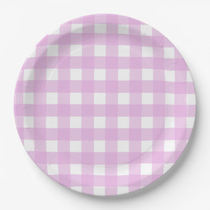 Plato De Papel Gigante rosa pálido