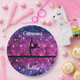 Plato De Papel Gimnasia Beam Glam