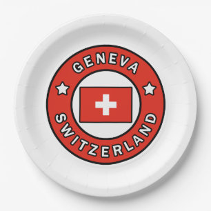 Plato De Papel Ginebra Suiza