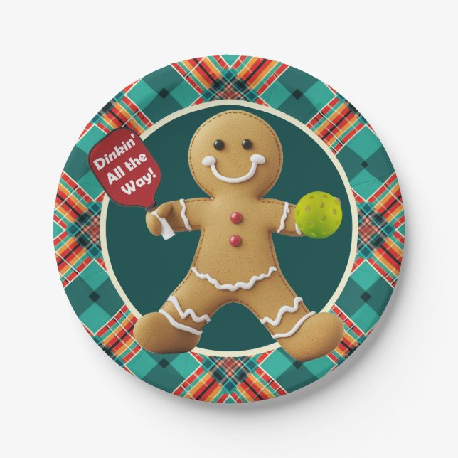 Plato De Papel Gingerbread Chething (Anverso)
