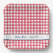 Gingham Rojo de Verano, Cuadros del 4 de Julio