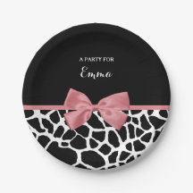 Giraffe de moda Imprimir rosado rosado con nombre