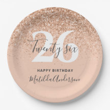 Girly purpurina resplandeciente diario de cumpleañ