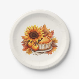 Plato De Papel Giro acuático y pie