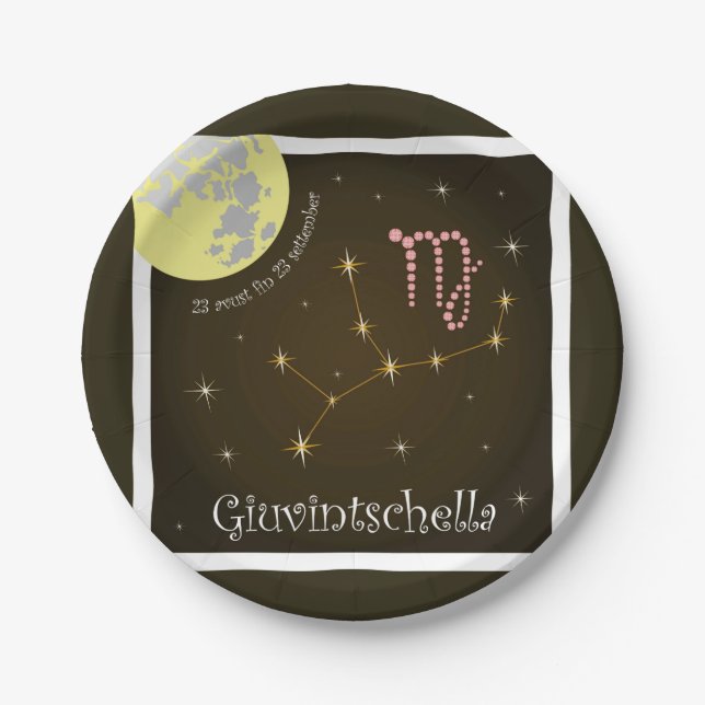 Plato De Papel Giuvintschella 23 avust fin 23 settember / Teller (Anverso)