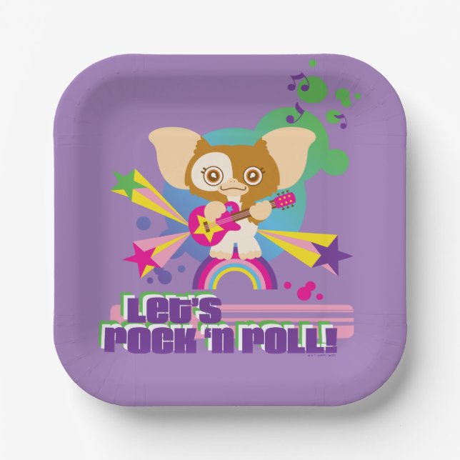 Plato De Papel Gizmo | Rock 'n Roll (Anverso)