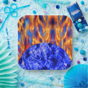 Plato De Papel Glaciem et Ignis por Kenneth Yoncich