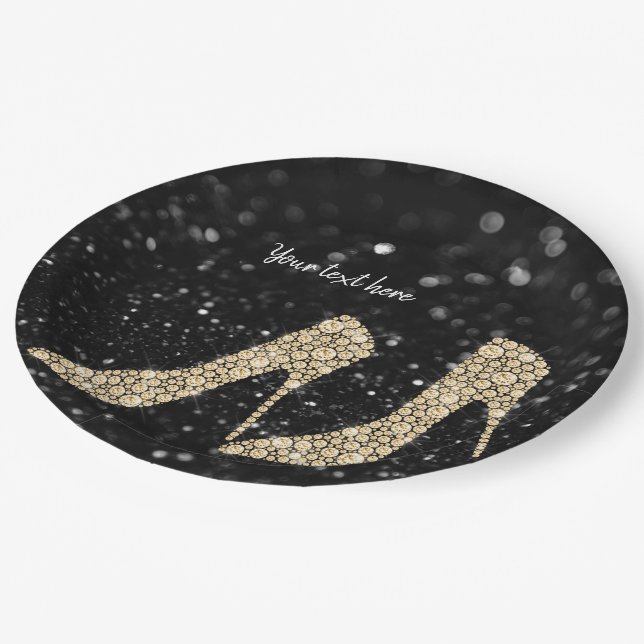 Plato De Papel Glam Shoes High Heels para todas las ocasiones (Angular)