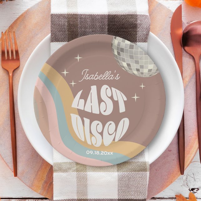 Plato De Papel Glamorosa última disco retro años 70 Groovy desped (Subido por el creador)