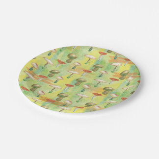 Plato De Papel Glato de setas acuáticas