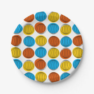 Plato De Papel Globe Placa multipapel