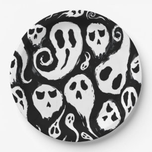 Plato De Papel Globo de Halloween