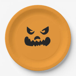 Plato De Papel Globo de Halloween