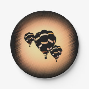Plato De Papel Globos de aire caliente rusos