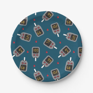 Plato De Papel Glucómetro