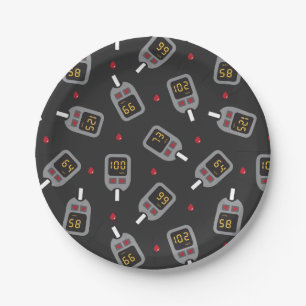 Plato De Papel Glucómetro