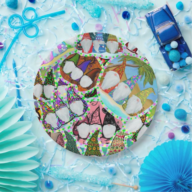 PLATO DE PAPEL GNOME (Fiesta)