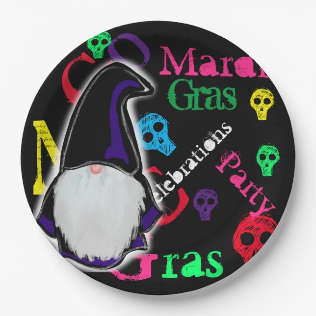 PLATO DE PAPEL GNOMES (Anverso)