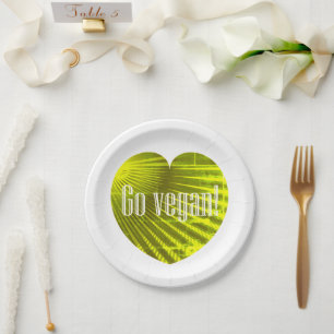 Plato De Papel Go Vegan