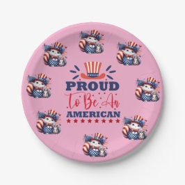 Plato De Papel God Bless America