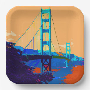 Plato De Papel Golden Gate Bridge 2002