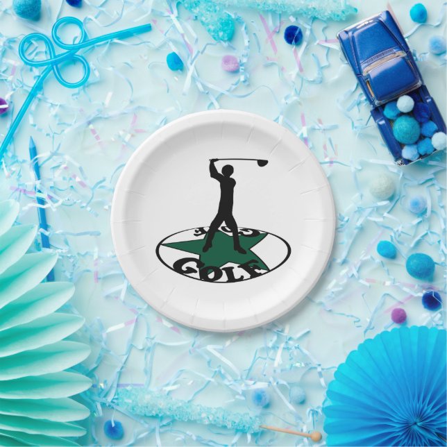 Plato De Papel Golf: un juego maravilloso (Fiesta)