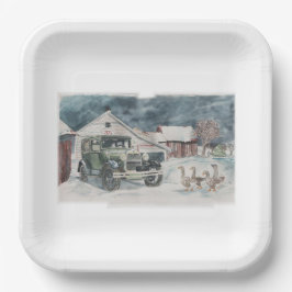 Plato De Papel Goosed de nuevo