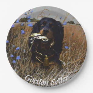 Plato De Papel Gordon Setter
