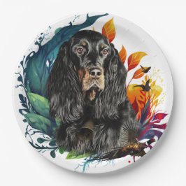 Plato De Papel Gordon Setter