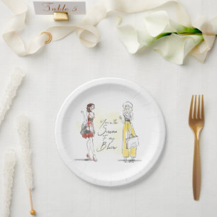 Plato De Papel Gossip Chica - Eres la Serena para mi Blair